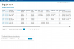 Equipment SN-Search Page - LoggedIn